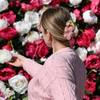 Hibiskus Haarklammer / Glossy