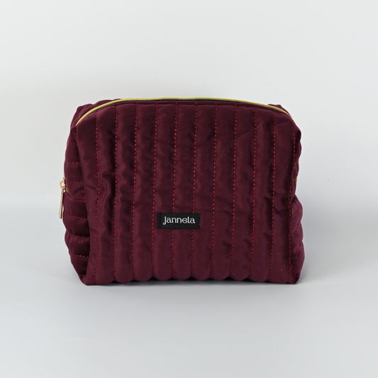 Kosmetiktasche / GoldenBordeaux L