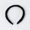 Haarreifen aus Seide / Black