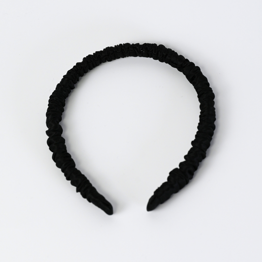 Haarreifen aus Seide / Black