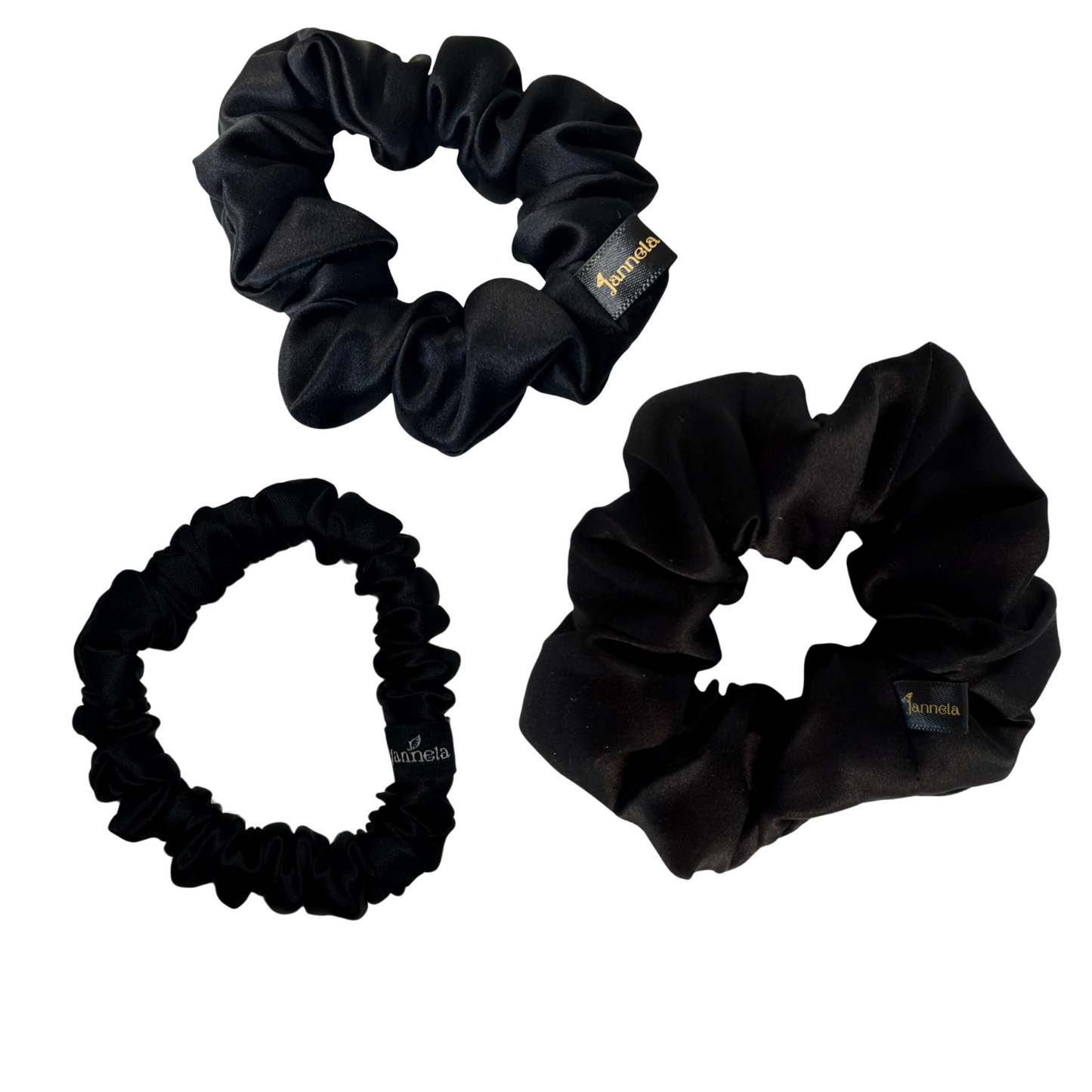 Seidenscrunchie Blacky