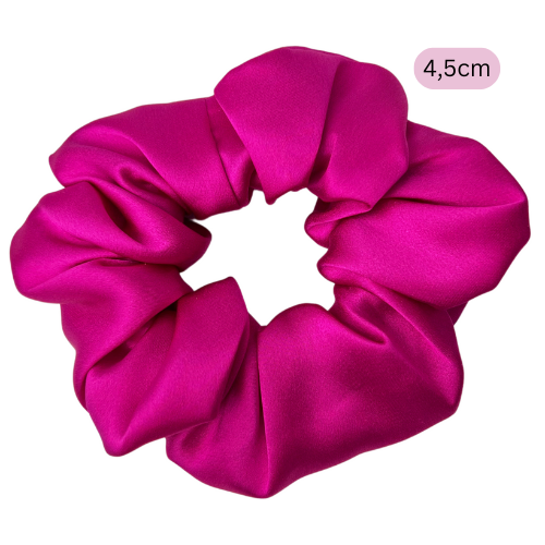 Seidenscrunchie Neon Pink