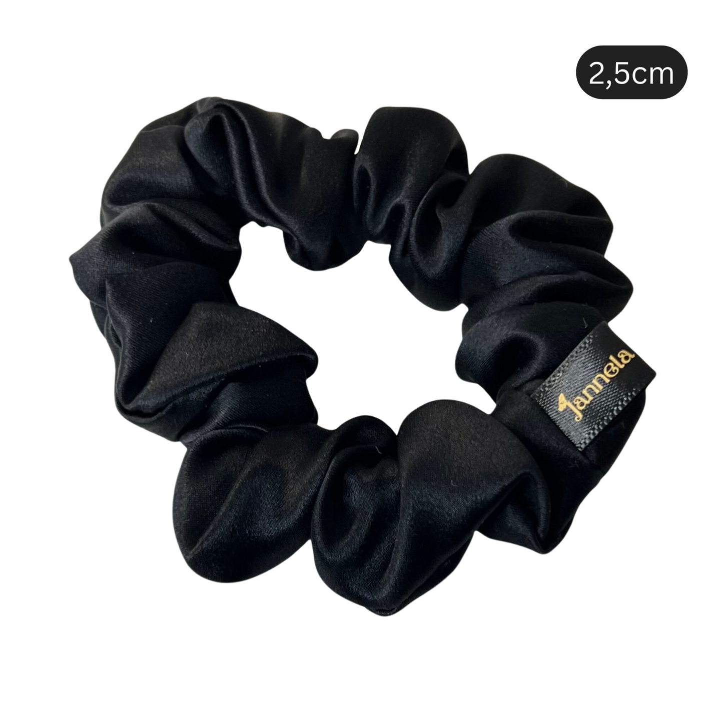 Silk Scrunchie / Blacky