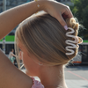 Wave Metall Haarklammer / Roseshine