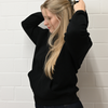 Oversized Zipper / All Black