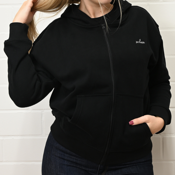 Oversized Zipper / All Black