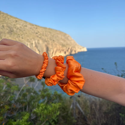 Silk Scrunchie / Orange