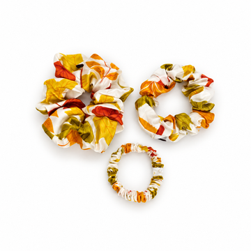 Silk Scrunchie / AutmnLeaf